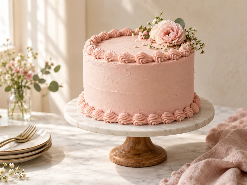 Fotografía ilustrativa de una torta decorada